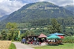  Z Obervellach do Villach &ndash; trzeci dzień na Alpe Adria: jedna z knajpek dla rowerzyst&oacute;w przy trasie Alpe Adria.